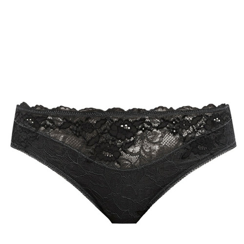 Slip noir Wacoal lingerie Mode femme