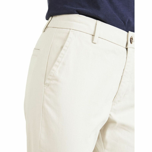 Pantalon chino skinny beige en coton Pantalon slim