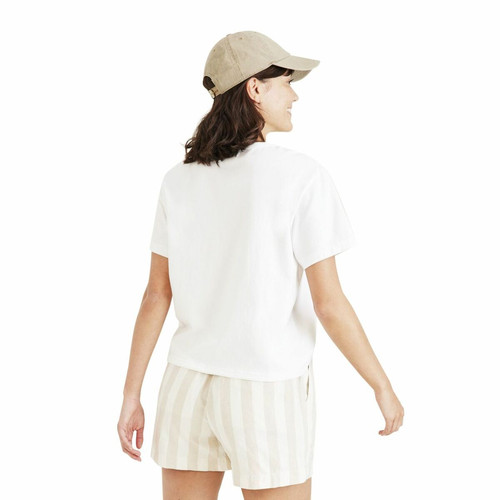 Tee-shirt manches courtes Original blanc en coton Dockers