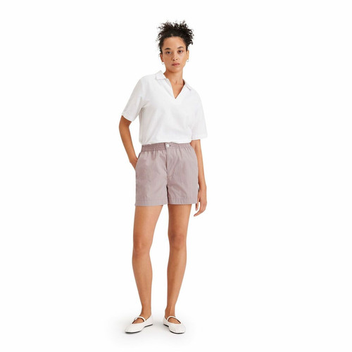 Dockers - Mini-short violet en coton - Vetements femme