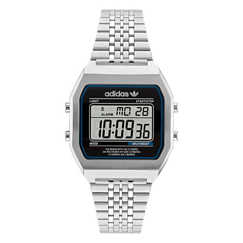 Montre mixte AOST22072 - Adidas Montres DIGITAL TWO Argent Adidas Watches Mode femme