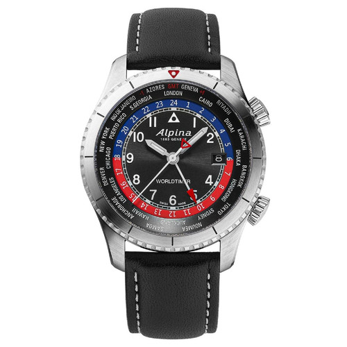 Alpina Montres - Montre Homme AL-255BRB4S26 - ALPINA Startimer Pilot Quartz Worldtimer  - Toutes les montres