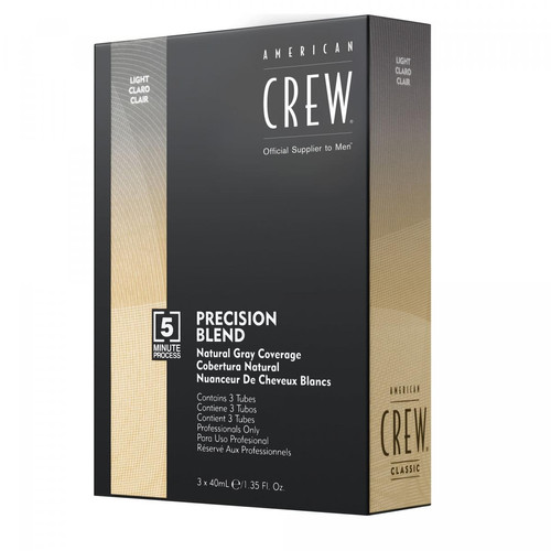 American Crew - American Crew-Precision Blend- Coloration Cheveux- 3x40ml-Light 7-8 Claire - Coloration cheveux