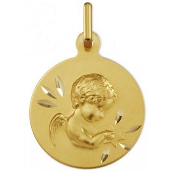 Argyor - Médaille Argyor 1430415 - Médaille Or Jaune H1.7 cm - Naissance et baptême