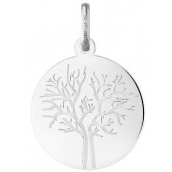 Argyor - Médaille Argyor 24B8400224 - Médaille Or Blanc H1.8 cm - Naissance et baptême