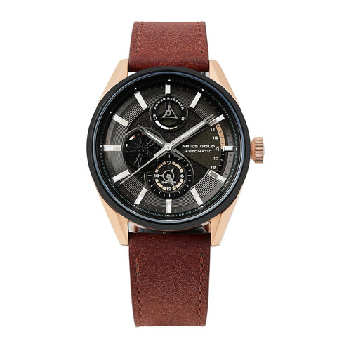 AriesGold - Montre Homme ROADSTER G 9021 RGBK-BR - ARIES GOLD - Arisgold Montres