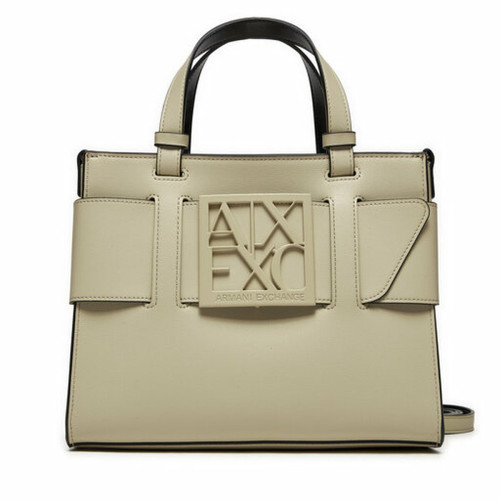 Armani Exchange - Tote bag medium marron foncé - Sac, ceinture, porte-feuille femme