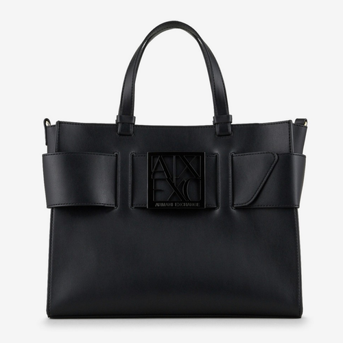 Armani Exchange - Tote bag GM noir - Sac, ceinture, porte-feuille femme