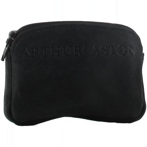 Arthur & Aston - PORTE-MONNAIE VINTAGE - Cuir de vachette Noir - Arthur & Aston - Maroquinerie Homme