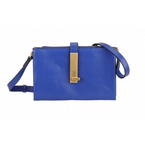 Arthur & Aston - Sac bandoulière en cuir bleu - Les accessoires  femme
