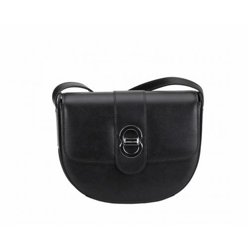 Arthur & Aston - Sac rabat porté travers en cuir noir - Nouveautés Accessoires femme