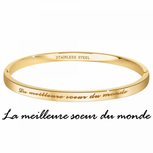 Athème - Bracelet Composé Athème B2541-07-DORE - Promo Bijoux