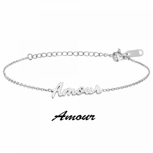 Athème - Bracelet Athème B2694-ARGENT-AMOUR - Saint Valentin Montres et Bijoux Femme