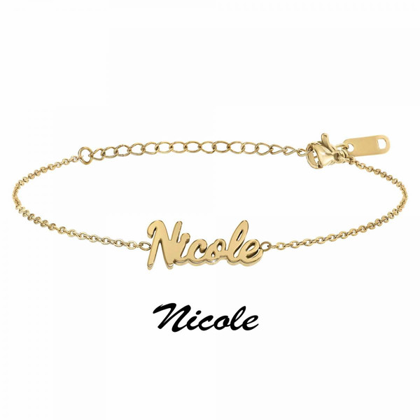 Bracelet B2694-DORE-NICOLE Doré Athème Mode femme
