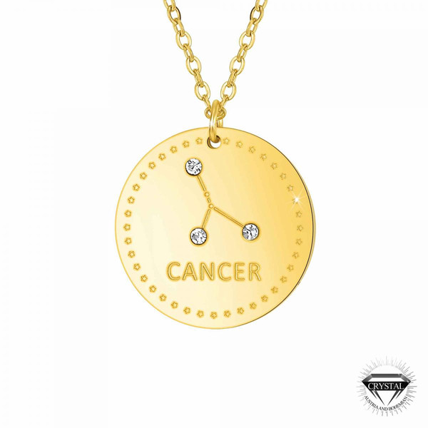 Collier et pendentif Athème B2449-CANCER Femme Doré Athème Mode femme