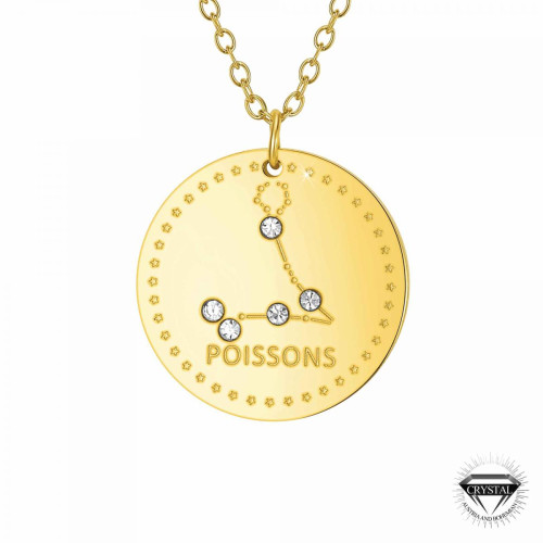 Athème - Collier et pendentif Athème B2449-POISSON - Promo Bijoux