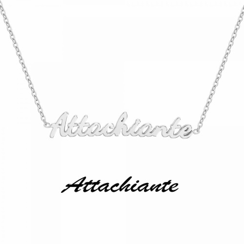 Athème - Collier et pendentif Athème B2689-ARGENT-ATTACHIANTE - Athème