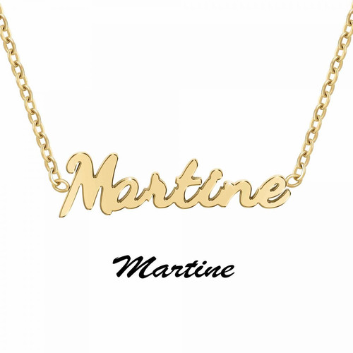 Collier B2689-DORE-MARTINE  Doré Athème Mode femme