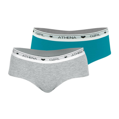 Athéna - Lot de 2 boxers Coton Ultra Doux by   Fille - French Days