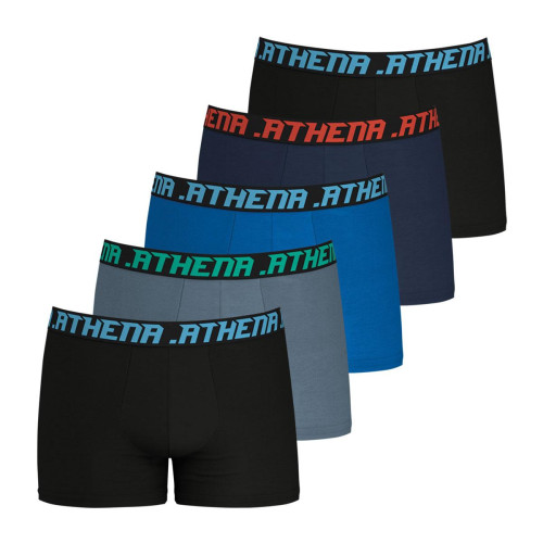 Athéna - Lot de 5 boxers homme - Caleçon / Boxer homme