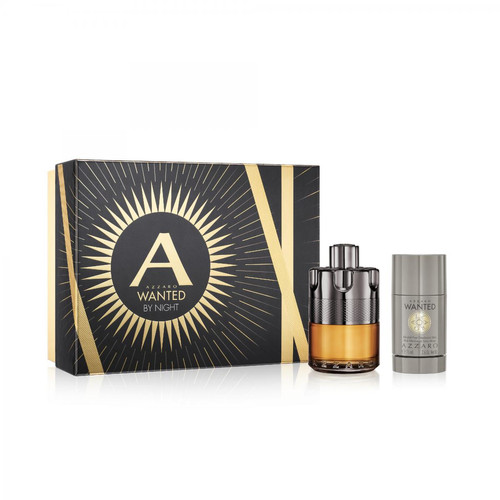 Azzaro Parfums - Coffret  Azzaro Wanted by Night - Eau de Parfum + Déodorant - Sélection cadeau de Noël Soins homme