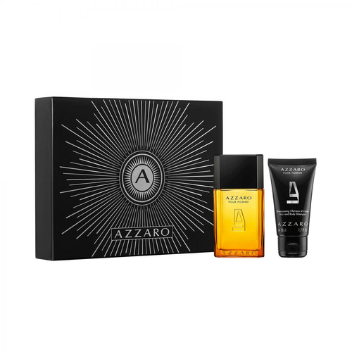 Azzaro Parfums - Coffret Azzaro Pour Homme - Eau de Toilette + Shampooing - Sélection cadeau de Noël Soins homme