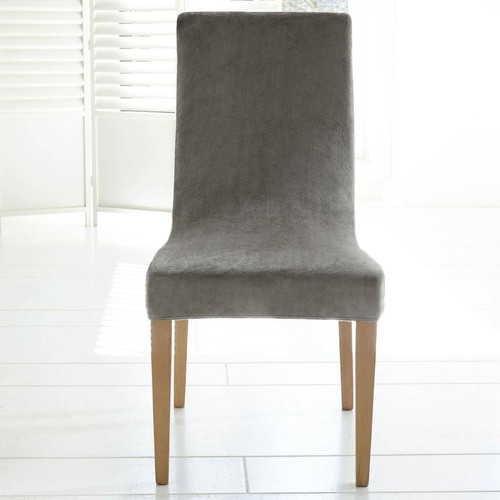 Becquet - Housse de chaise Extensible Gris - Housse De Canapé Et Chaise Design
