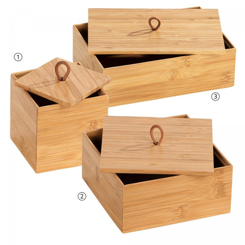 Becquet - BAMBOITE boîte M en bambou - Panier Et Boîte Design