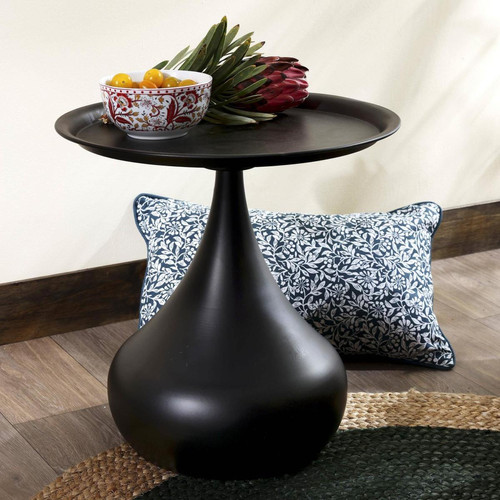 Becquet - Table d'appoint metal noir bonpion - Meuble Et Déco Design