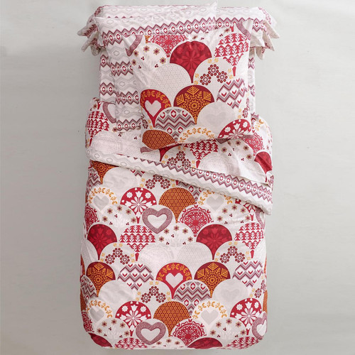 Becquet - GIRLY Dh  rouge - Draps housse rouge