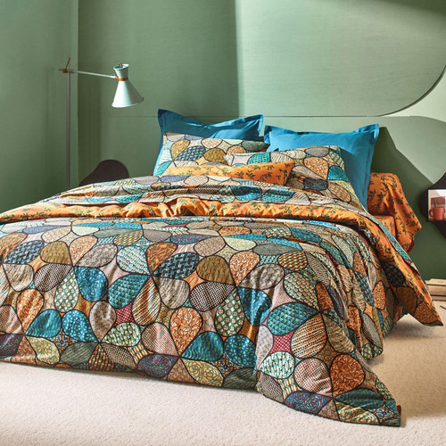 Becquet - Taie d'oreiller sac multicolore  - Linge de lit imprime