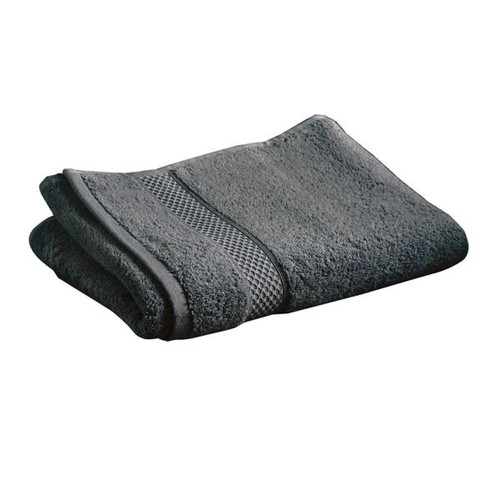Becquet - Drap de bain AIRDROP gris charbon en coton - Serviette, drap de bain