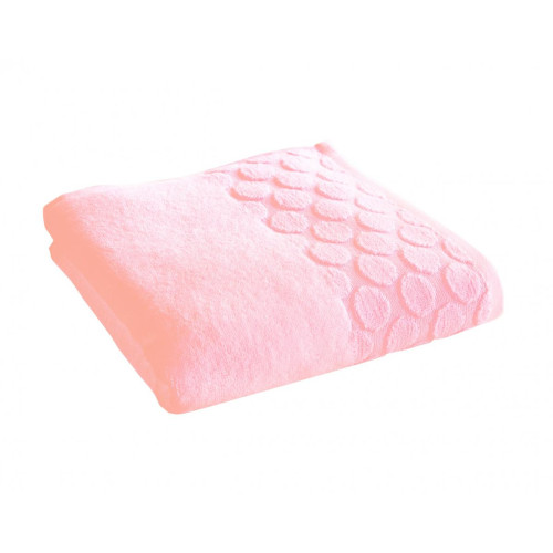 Becquet - Drap de bain rose CERCLE en coton - Serviette, drap de bain