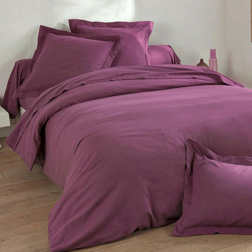 Becquet - Drap-housse  - Linge de lit violet