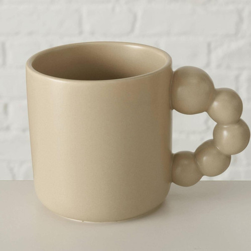 Becquet - Mug en déramique beige - Meuble Et Déco Design