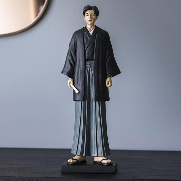 Statuette Homme Japonais KATASHI  Becquet Meuble & Déco