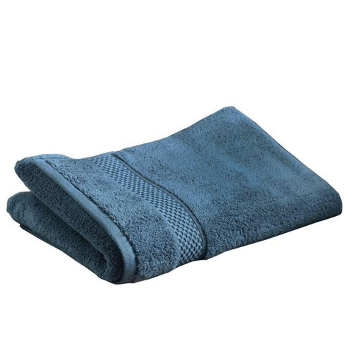 Lot de 2 gants de toilette AIRDROP  bleu de chine en coton Becquet Linge de maison