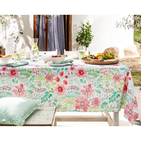 Lot de 3 serviettes de table PRAIRIENA multicolore en polycoton  Becquet Linge de maison