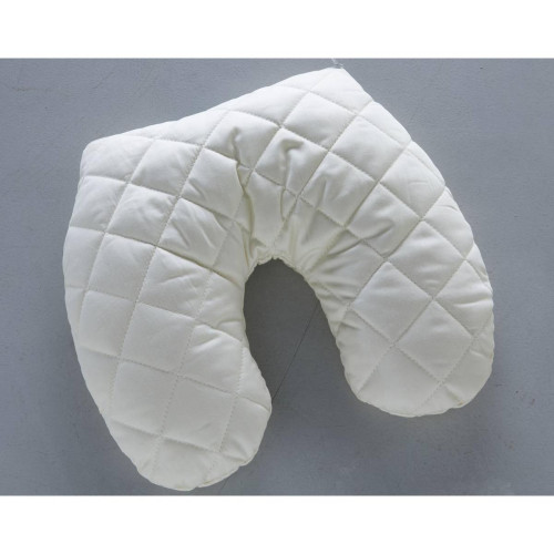 Becquet - Oreiller CERVICAL blanc en coton - Couette, oreiller et alèse