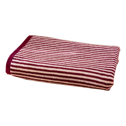 Becquet - Serviette de bain CHARLIE violette en coton - Serviette, drap de bain