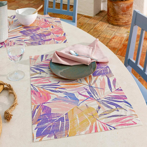 Sets de table Multicolore ELVIASET  Becquet Linge de maison