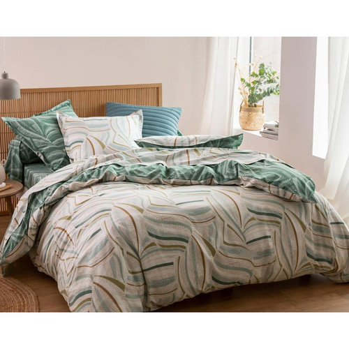 Becquet - Taie d'oreiller  COQUIALGUE multicolore en coton  - Linge de lit imprime