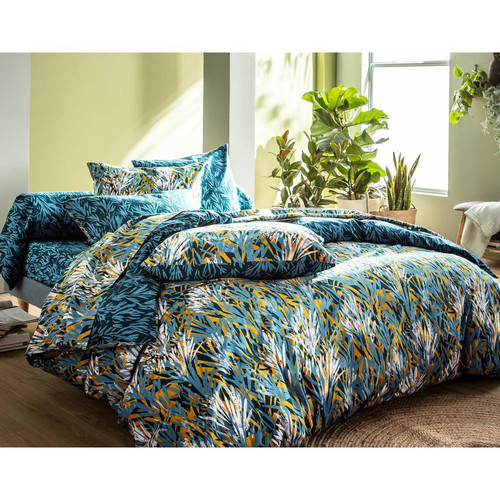 Becquet - Taie d'oreiller  MARINS bleu en coton  - Taies d'oreillers imprimées