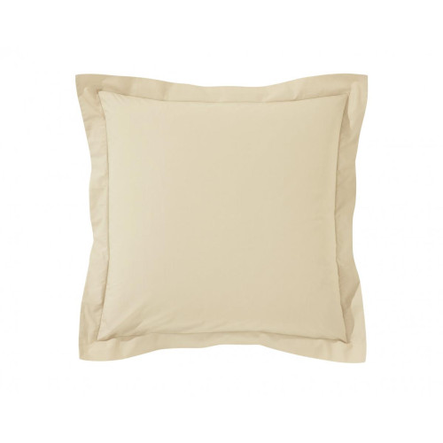 Becquet - Taie d'oreiller COTON beige en coton - Linge de lit Becquet