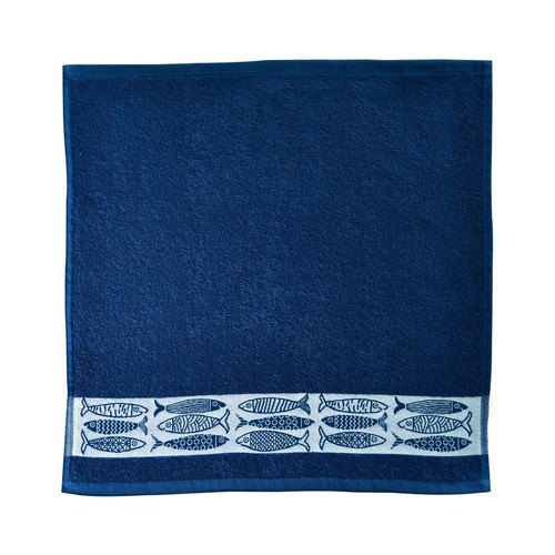 Becquet - Torchon  LITTLEFISH bleu pacifique en coton - Sélection Mode Fête des Pères Linge de maison