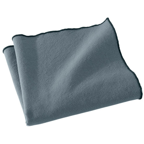 Becquet - Serviette de table HONO bleu en coton - Serviette de table