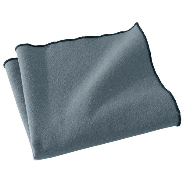 Serviette de table HONO bleu en coton Becquet Linge de maison