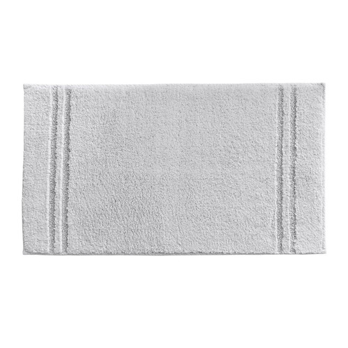 Becquet - Tapis de bain gris Clair LIGNUS en coton - Promos tapis de bain