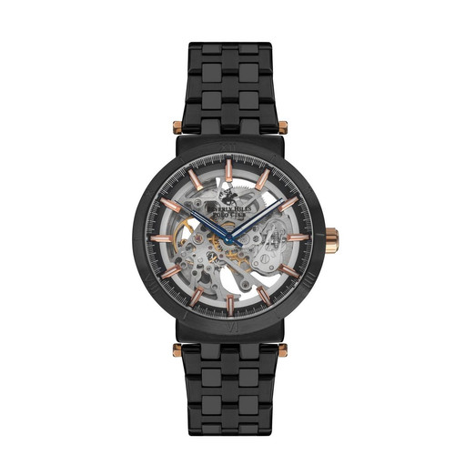 Beverly Hills Polo Club - Montre BBP3133X-650 avec bracelet acier noir pour homm - Promos montres