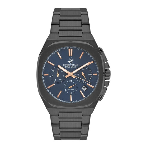 Beverly Hills Polo Club - Montre BBP3210X-090 avec bracelet en acier noir pour homme - Promos montres
